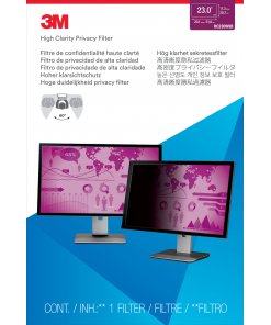 מגן פרטיות עם חדות גבוהה 3M™ | HC230W9B | High Clarity Privacy Filter for 23.0 Widescreen Monitor