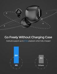 אוזניות תוך אוזן אלחוטיות בלוטוס עם מסנן רעשים נוחות במיוחד Mpow | MPBH322BB | M5 | Bluetooth Earbuds | True Wireless | aptX | CVC 8