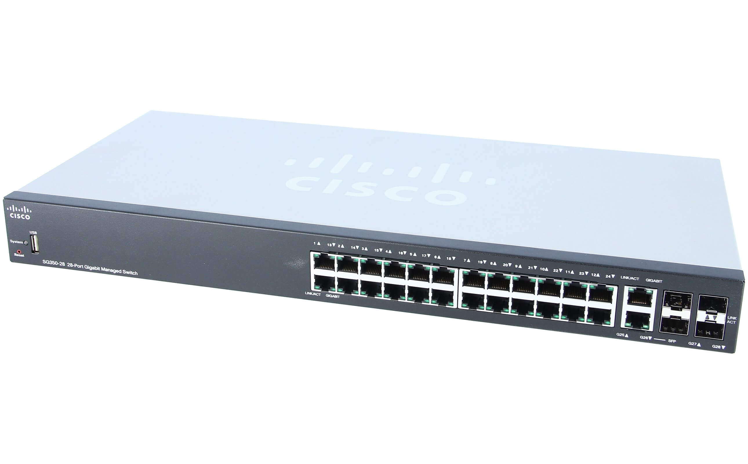 Managed Switch CISCO SG350-28MP-K9 | 28 Port | PoE | Gigabit - מתג ...