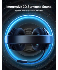 אוזניות + מיקרופון גיימרים - Mpow | EG10 | Gaming Headset | PL | LED