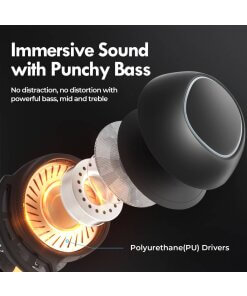 אוזניות תוך אוזן בלוטוס כולל מגע טאץ' ואפשרויות מגוונות באוזניה - Mpow M30 Plus | IPX8 | TWS