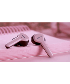 אוזניות תוך אוזן בלוטוס כולל מגע טאץ' ואפשרויות מגוונות באוזניה בצבע שחור-ורוד Mpow MPBH413AP M9 IPX8 TWS (1)