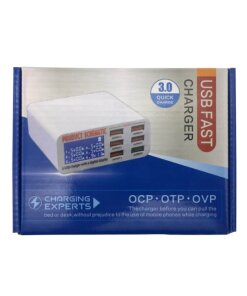 מטען מהיר 6 יציאות - QuickCharge | DG6PORT | 6 USB