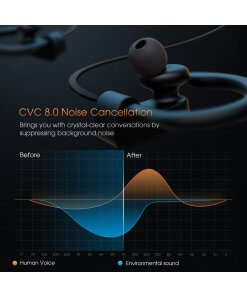 אוזניות ספורט אלחוטיות בלוטוס עם מסנן רעשים - Mpow MPBH088EB Flame S Bluetooth Running Earbuds IPX7 aptX-HD CVC 8 (8)