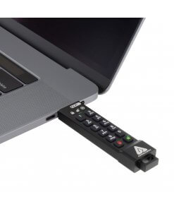 זיכרון נייד מוצפן (דיסק און קי) - Aegis Secure Key ASK3-NXC-32GB 3NXC 32GB USB 3.2 Type-C Encrypted Flash Key2