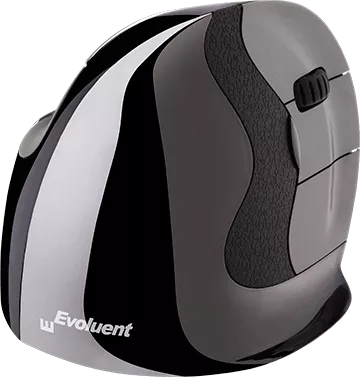 עכבר אלחוטי ארגונומי אנכי בינוני – Evoluent | VMDMW | Medium Wireless ergonomic VerticalMouse D