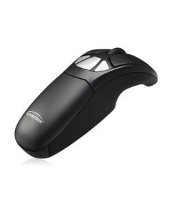 עכבר ושלט מצגות אלחוטי נטען כולל משטח טעינה תומך עד 30 מטר - Gyration GYM1100EU Air Mouse2