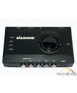 מכשיר לכידת וידיאו עם פרשנות קולית עריכת וידאו לכידת משחק DIAMOND GC2000 USB 2.0 GameCaster video HD1080P1