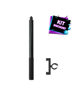 מקל סלפי למצלמה + מחזיק טלפון סלפי סטיק קאנדאו KanDao QooCam 8K Phone Holder Selfie Stick