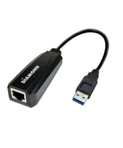 מתאם רשת יציאת Diamond UE3000 USB TO RJ45 USB3.0