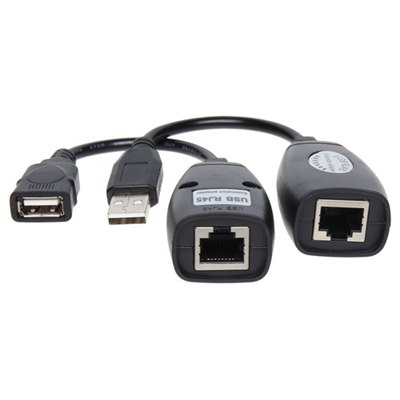 מתאם USB ל RJ45 גולד-טאץ' Gold Touch | E-USB-EX | USB To RJ45 Extender ...