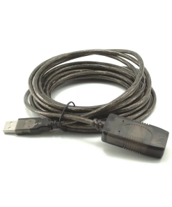 כבל מאריך USB2.0 זכר ל USB2.0 נקבה אורך הכבל 5 מטר גולד-טאץ' Gold Touch CH-USB2-5-IC USB2.0 Extension wIC Cable (1)