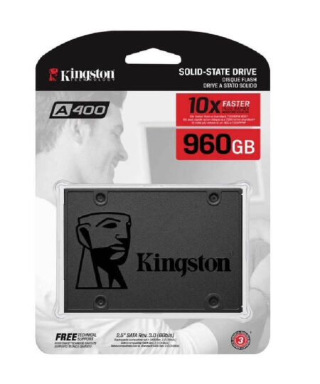 כונן SSD 960GB קינגסטון | Kingston | SA400S37 | 960GB | SSD | SSD Drive | SATA | Intel