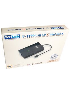 מיני תחנת עגינה ST-LAB U-1190 USB3.1 Type-C Mini Dock Station