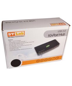 מתאם 10 יציאות ST-LAB U-500 USB2 (2)