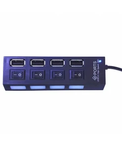 מתאמי USB 4 יציאות גולד-טאץ' Gold Touch E-USB2-HUB4-A 4 PORT ACTIVE USB2 (1)