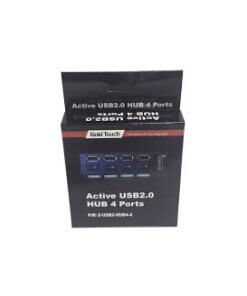 מתאמי USB 4 יציאות גולד-טאץ' Gold Touch E-USB2-HUB4-A 4 PORT ACTIVE USB2 (2)