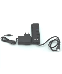 מתאמי USB 4 יציאות גולד-טאץ' Gold Touch E-USB3.0-HUB4-A 4 PORT ACTIVE USB3 (1)