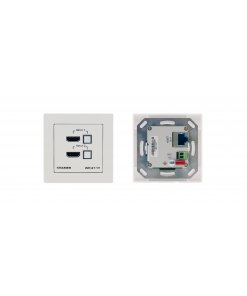 קיר לוח אוטומטי סוויץ' משדר טווח ארוך Kramer WP-211T 4K60 HDMI Wall–Plate Auto SwitcherTransmitter over Long Reach PoE HDBaseT (1)