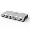 תחנת עגינה U-900 מחברת ST-LAB כוללת  HDMI ,DVI, LAN , 4xUSB3.0back+2xUSB3.0front , AUDIO , MIC, למוצר שנה אחריות