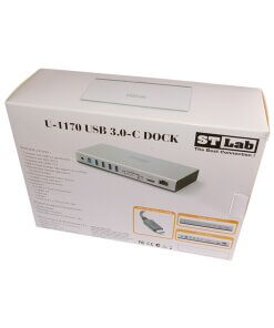 תחנת עגינה ST-LAB U-1170 USB3.1 Type-C Docking Station (1)