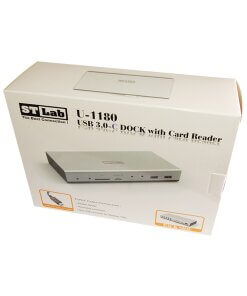 תחנת עגינה ST-LAB U-1180 USB3.1 Type-C Docking Station