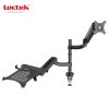 זרוע ארגונומית למסך מחשב + מחשב נייד 10-27 אינץ' Loctek DLB522-2LP (1)