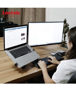 זרוע ארגונומית למסך מחשב + מחשב נייד 10-27 אינץ' Loctek DLB522-2LP (5)