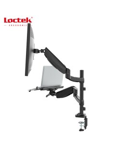 זרוע ארגונומית למסך מחשב + מחשב נייד 10-27 אינץ' Loctek DLB522-2LP (6)