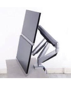 זרוע ארגונומית עבור 2 מסכים Loctek DLB522 Gas Spring Desktop 10- 30 Double Monitor (2)