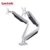 זרוע ארגונומית עבור 2 מסכים Loctek DLB522 Gas Spring Desktop 10- 30 Double Monitor (3)