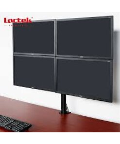 זרוע ארגונומית עבור 4 מסכים Loctek DLB114 Gas Spring Desktop 17- 30 Double Monitor (3)
