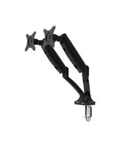 זרוע ארגונומית עם גז קפיץ עבור 2 מסכים 10 עד 27 אינץ' לוסטק Loctek DLB502D Gas Spring Desktop 10- 27 Double Monitor (4)