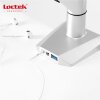 זרוע ארגונומית עם יציאות USB&AUX במעמד Loctek DLB511 Gas Spring Desktop 10- 30 One Monitor (2)
