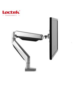 זרוע ארגונומית עם יציאות USB&AUX במעמד Loctek DLB511 Gas Spring Desktop 10- 30 One Monitor (4)