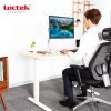 זרוע ארגונומית עם יציאות USB&AUX במעמד Loctek DLB511 Gas Spring Desktop 10- 30 One Monitor (6)
