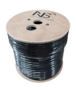 כבל משולב עם כבל מתח באורך 100 מטר לוגר LUGGAR RG59P-100-HQ