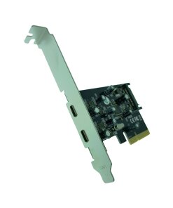 כרטיס הרחבה 2 יציאות Type-C גולד-טאץ' Gold Touch SU-PCIE-USBC-2 PCIe Card With 2Ports USB3.1 Type C (1)