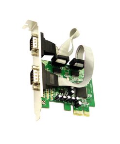 כרטיס הרחבה סריאלי 2 יציאות RS232 גולד-טאץ' Gold Touch SU-PCIE-2S (1)