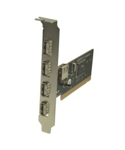 כרטיס מסך 4 יציאות USB2.0 גולד טאץ' Gold Touch SU-PCI-4USB PCI Card 4 1Port USB2 (3)