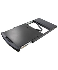 מגירה נשלפת לארון תקשורת LUGGAR HI-KVM16-17M LCD 17″ KVM 16 port wVGA connection (2)