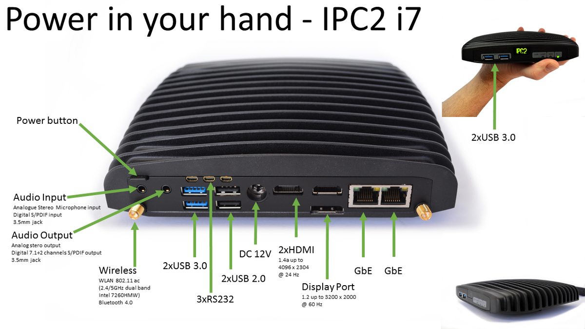 מחשב קומפקטי ללא מאוורר המספק ביצועי כוח גבוהים בהתאמה אישית COMPULAB IPC2 (2)