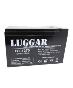 מטען מצבר עופרת נטענת לאל פסק Luggar BT-1270 12V 7AH (1)