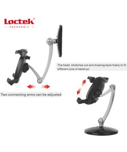 מעמד לטאבלט ולמחשב לוח 7-12 אינץ' 360 מעלות Loctek PAD304 (8)