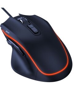 עכבר גיימינג 9 כפתורים ניתנים לתכנות חיבור USB צבע שחור Baseus GMGM 01-01 Gaming Mouse (1)
