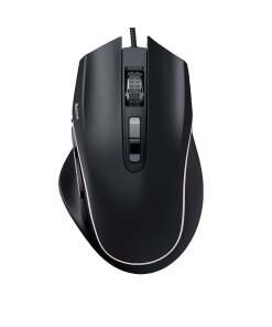 עכבר גיימינג 9 כפתורים ניתנים לתכנות חיבור USB צבע שחור Baseus GMGM 01-01 Gaming Mouse (2)