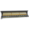 פאץ' פאנל מלא 24 פורט LUGGAR HP-PP6A-24 PATCH PANEL-24 RJ-45 CAT 6A STP WITH CONNECTORS