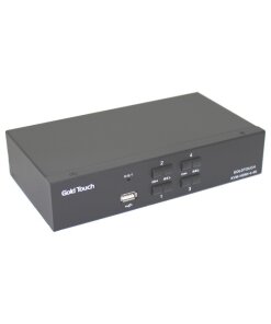 קופסאות מיתוג 4 פורטים HDMI 4K גולד-טאץ' Gold Touch KVM-HDMI-4-4K 4 Port HDMI KVM Switch (1)