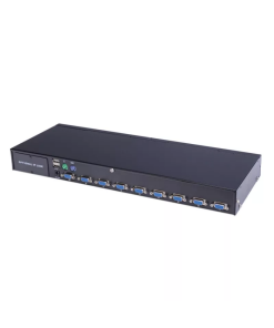 קופסאות מיתוג 8 פורטים VGA גולד-טאץ' Gold Touch KVM-VGA-8 8 port VGA KVM Switch (1)
