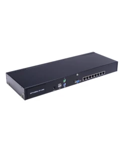 קופסת מיתוג עם 8 יציאות גולד-טאץ' Gold Touch KVM-LAN-8 8Ports Rack KVM Switch wLAN Connection (1)